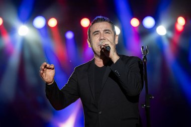 Capital Culture Road Festival 'de (Baskent Kultur Yolu Festivali) Ferhat Gocer konseri. Ankara, Türkiye - 25 Eylül 2023.