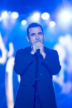 Capital Culture Road Festival 'de (Baskent Kultur Yolu Festivali) Ferhat Gocer konseri. Ankara, Türkiye - 25 Eylül 2023.