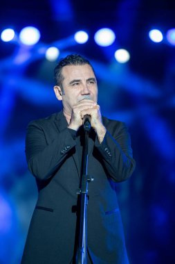 Capital Culture Road Festival 'de (Baskent Kultur Yolu Festivali) Ferhat Gocer konseri. Ankara, Türkiye - 25 Eylül 2023.