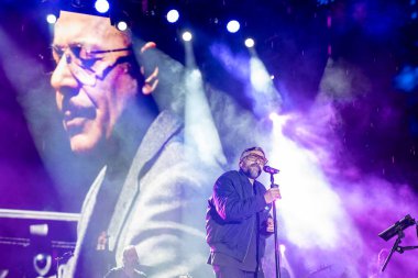 Resul Dindar, Başkent Kültür Yolu Festivali 'nde (Baskent Kultur Yolu Festivali) bir konser verdi. Ankara, Türkiye - 25 Eylül 2023.