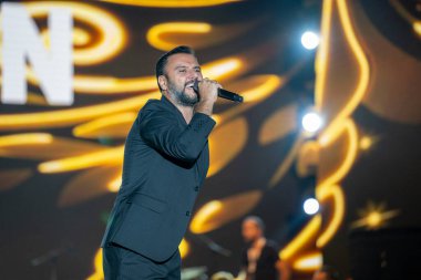 Alisan, Capital Culture Road Festival 'de (Baskent Kultur Yolu Festivali) konser verdi. Ankara, Türkiye - 25 Eylül 2023.