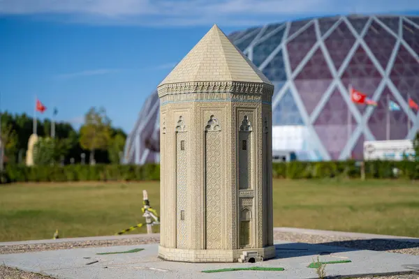 Momine Khatun Mausoleo Miniatura Parque Esminyaturk Atabek Dome Mausoleo Ubicado — Foto de Stock