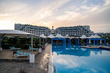 Limak Kıbrıs Deluxe Otel Binası. Iskele, Kuzey Kıbrıs - 8 Kasım 2023.