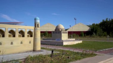 Sazova 'daki minyatür park, Eskisehir 4K. Sazova Park 'taki minyatür parktaki model binalar.