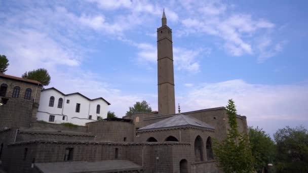 Moschea Hazreti Suleyman Nel Castello Diyarbakir Hazreti Sleyman Mosque Turco — Video Stock