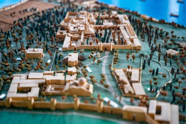 Topkapı Sarayı 'nın minyatür modeli.