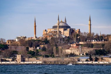 Boğazdan Ayasofya manzarası.