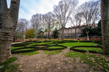 Gulhane Park Eminonu bölgesinde tarihi bir şehir parkı..