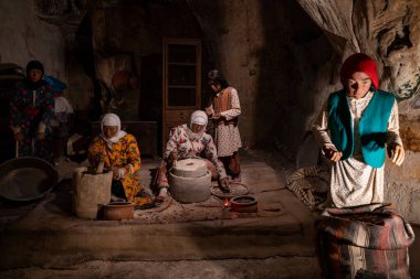 Sahinbey Ulusal Mücadele Müzesi 'nin iç manzarası. Gaziantep, Türkiye - 4 Aralık 2023.