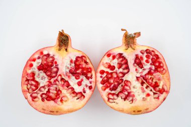 Narı beyaz arkaplanda yakın plan olarak kes.