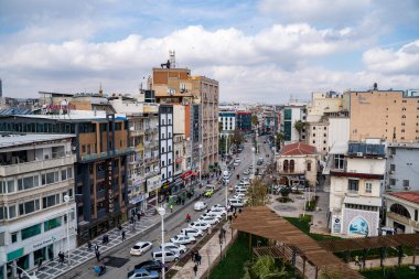 Şanlıurfa şehir merkezinin hava görüntüsü.