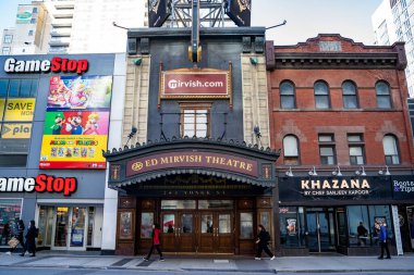 The Ed Mirvish Theatre is a historic performing arts theatre in Toronto, Ontario. Toronto, Canada - April 30, 2024. clipart