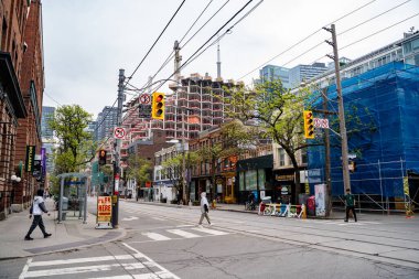 Moda Bölgesi 'ndeki King Street West manzarası. Moda Bölgesi (