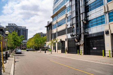 Özgürlük Köyü 'nün manzarası. Toronto, Kanada - 25 Mayıs 2024.