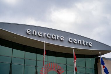 Enerji Merkezi, Toronto 'da bulunan bir sergi kompleksi. Toronto, Kanada - 25 Mayıs 2024.