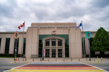 Enerji Merkezi, Toronto 'da bulunan bir sergi kompleksi. Toronto, Kanada - 25 Mayıs 2024.