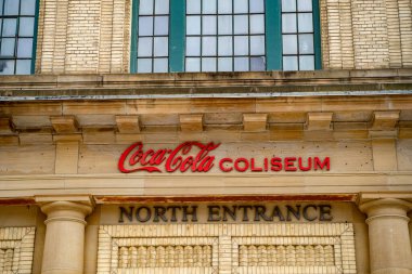Coca Cola Coliseum is an arena at Exhibition Place. Toronto, Canada - May 25, 2024. clipart