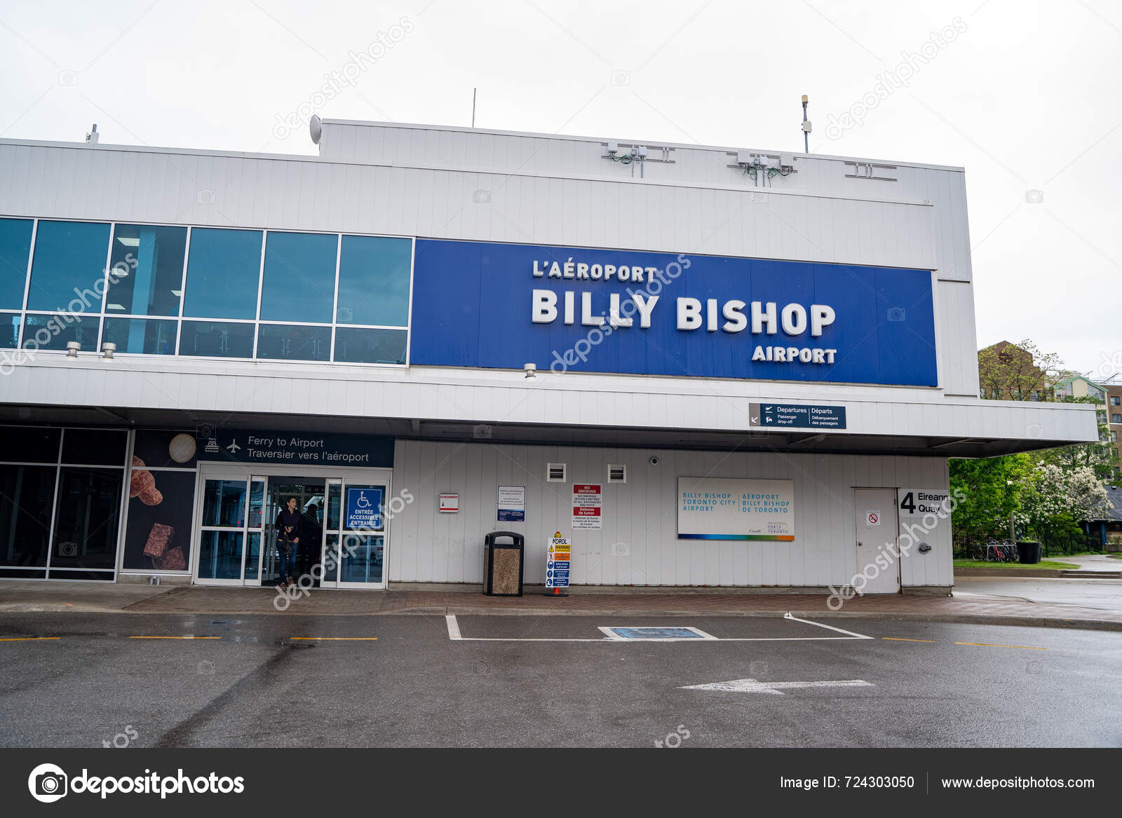 Vista Del Aeropuerto Billy Toronto City Toronto Canadá Mayo