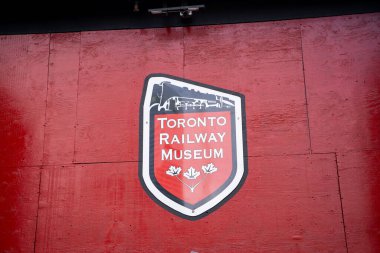 Toronto Demiryolu Müzesi manzarası. Toronto, Kanada - 25 Mayıs 2024.