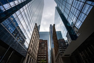 Toronto 'nun Finansal Bölgesi' nde iş gökdelenleri.