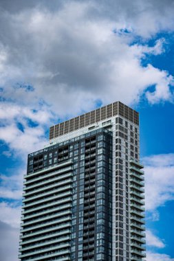Toronto şehir merkezindeki apartman binaları.