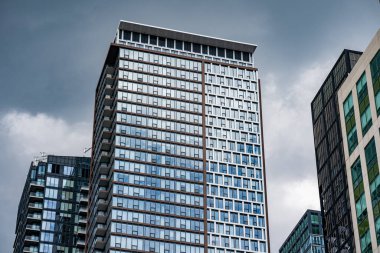 Toronto şehir merkezindeki apartman binaları.