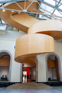 Ontario Sanat Galerisi 'nin iç manzarası. Toronto, Kanada - 3 Kasım 2024.