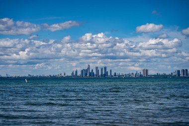 Toronto Adaları 'ndan Etobicoke bölgesinin görüntüsü.