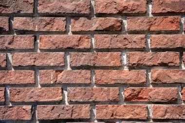 Turuncu tuğla duvar dokusu.