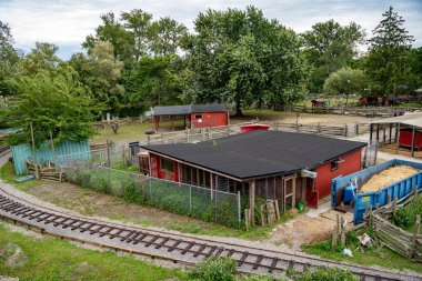 Toronto Adaları 'ndaki Far Enough Farm manzarası. Toronto, Kanada - 22 Ağustos 2024.