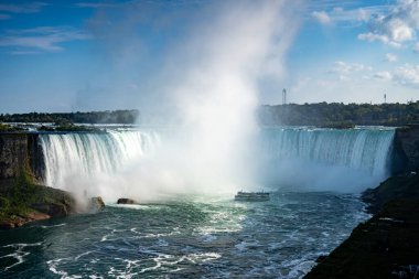 Kanada tarafından Niagara Şelalesi manzarası.