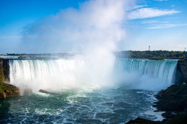 Kanada tarafından Niagara Şelalesi manzarası.