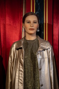 Julia Roberts wax statue at the Niagara Falls Movieland Wax Museum. Niagara Falls, Canada - September 20, 2024. clipart