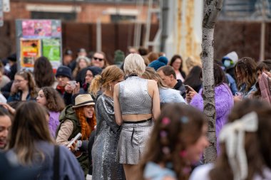 Taylor Swift The Eras Tour konserinden önce Toronto 'da. Toronto, Kanada - 21 Kasım 2024.