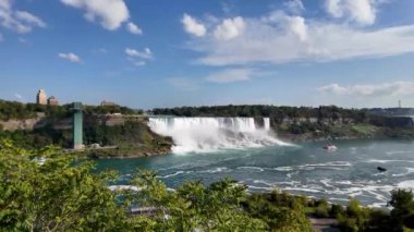 Niagara Şelalesi 4K 'nin manzarası