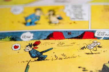 Çizgi romandaki Deli Kat. Toronto, Kanada - 29 Ocak 2025.