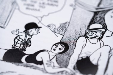 Moon Mullins bir çizgi romandan. Toronto, Kanada - 29 Ocak 2025.