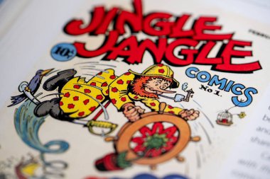 Çizgi romandaki Jingle Jangle Comics. Toronto, Kanada - 29 Ocak 2025.