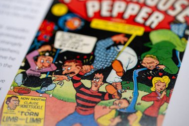 Çizgi romandaki Powerhouse Pepper. Toronto, Kanada - 29 Ocak 2025.