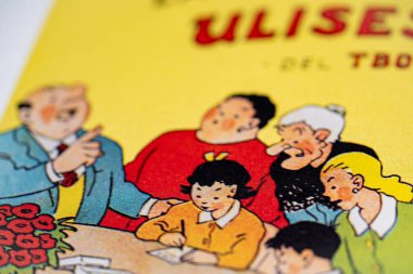 Çizgi romandaki Ulises Ailesi. Toronto, Kanada - 29 Ocak 2025.