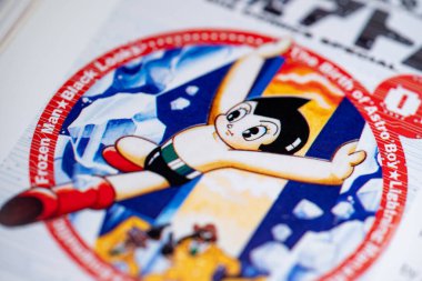 Çizgi romandaki Astro Çocuk. Toronto, Kanada - 29 Ocak 2025.