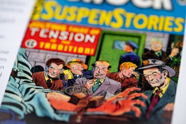 Çizgi romandaki süspansiyon hikayelerini şok et. Toronto, Kanada - 29 Ocak 2025.