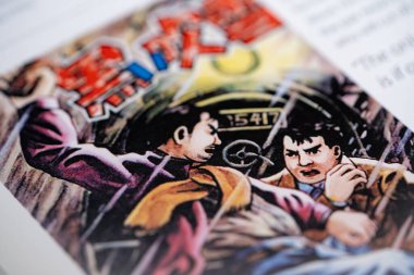 Çizgi romandaki Kara Kar Fırtınası. Toronto, Kanada - 29 Ocak 2025.