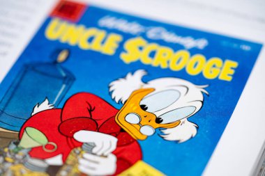 Çizgi romandaki en zengin ikinci ördek. Toronto, Kanada - 29 Ocak 2025.