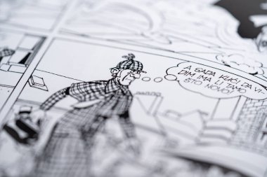 Çizgi romandaki Herlock Sholmes. Toronto, Kanada - 29 Ocak 2025.