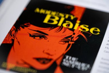 Modesty Blaise from a comic book. Toronto, Canada - January 29, 2025. clipart