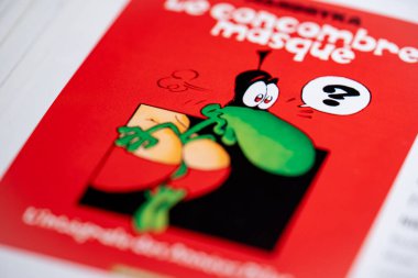 Çizgi romandaki Maskeli Salatalık. Toronto, Kanada - 29 Ocak 2025.