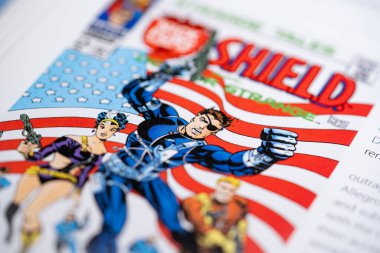 Nick Fury, S.H.I.E.L.D. Ajanı. Çizgi romandan. Toronto, Kanada - 29 Ocak 2025.