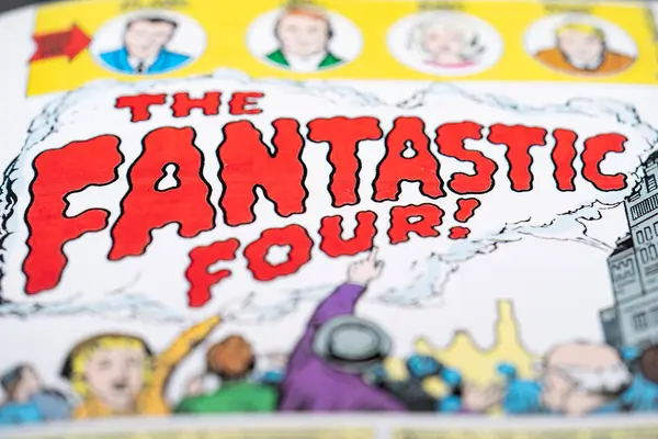 Çizgi romandaki Fantastik Dörtlü. Toronto, Kanada - 29 Ocak 2025.