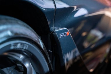 McLaren 720S otomobil 2025 Kanada Uluslararası Otomobil Fuarı 'nda. Toronto, Kanada - 14 Şubat 2025.